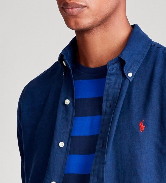 Ralph Lauren Camisa azul personalizada
