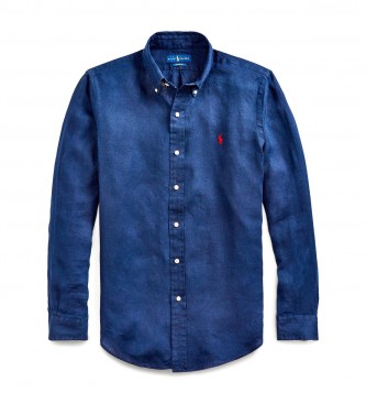 Ralph Lauren Camicia blu personalizzata