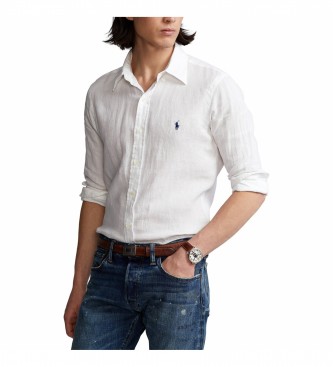Ralph Lauren  Camisa de linho branco