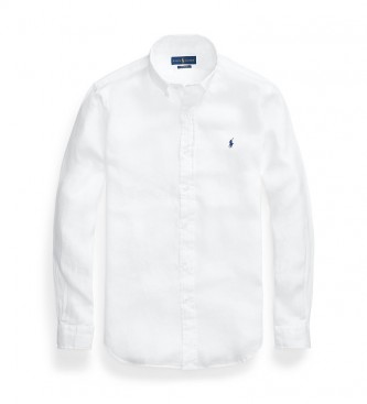 Ralph Lauren  Camisa de linho branco