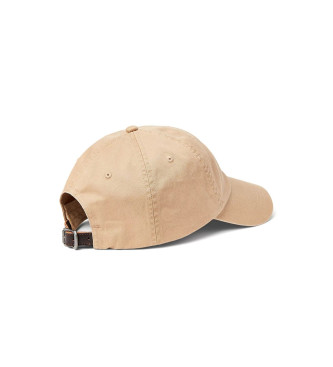 Polo Ralph Lauren Beżowa czapka z haftem
