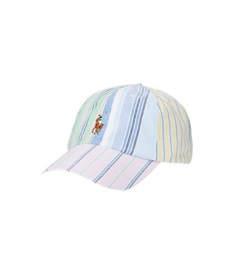 Polo Ralph Lauren Oxford cap with multicoloured stripes