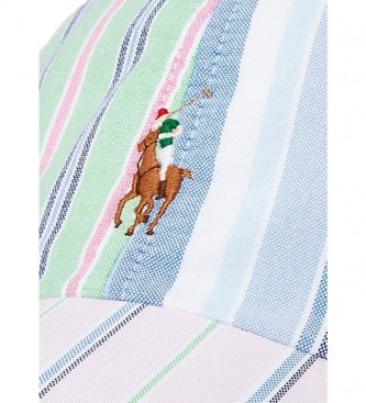 Polo Ralph Lauren Oxford cap with multicoloured stripes