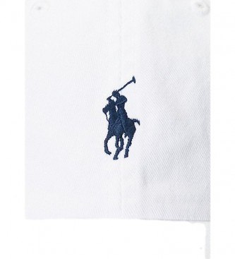 Polo Ralph Lauren Casquette en coton blanc en tissu chinois