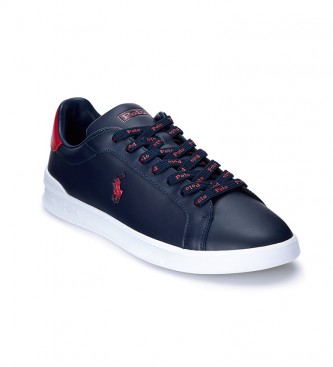 Polo Ralph Lauren Tnis de couro Heritage Court II da Marinha