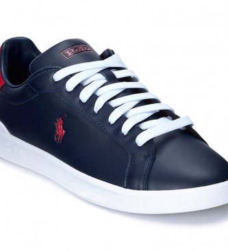 Polo Ralph Lauren Tnis de couro Heritage Court II da Marinha