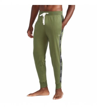 Ralph Lauren Pantalon de jogging à fond plat vert