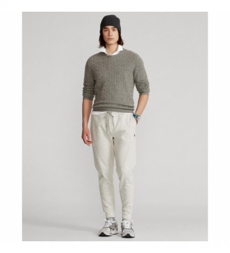 Polo Ralph Lauren Pantalon de jogging Double-Knit gris clair