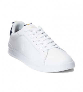 Ralph Lauren Sneakers in pelle GrossGrain bianca