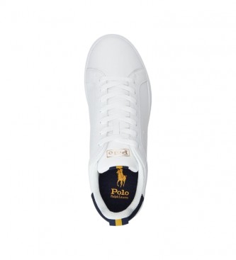 Ralph Lauren Sneakers in pelle GrossGrain bianca