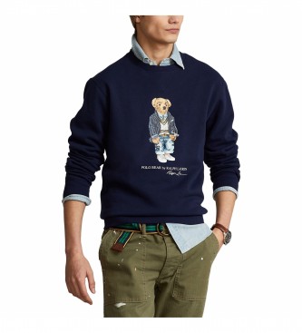 Polo Ralph Lauren Fleece-Sweatshirt mit navy Bear Polo