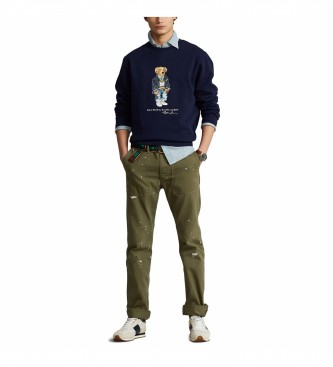 Polo Ralph Lauren Fleece sweatshirt met navy Bear Polo