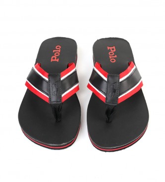 Polo Ralph Lauren Flip-flops black, red