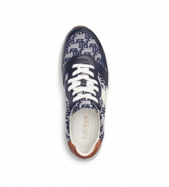 Polo Ralph Lauren Monogram Jacquard navy sneakers