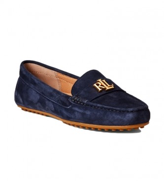 Ralph Lauren Barnsbury navy leather loafers