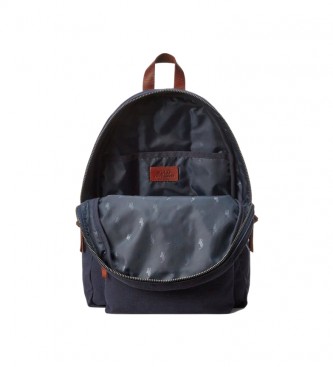 Polo Ralph Lauren Canvas backpack with Bear navy polo shirt
