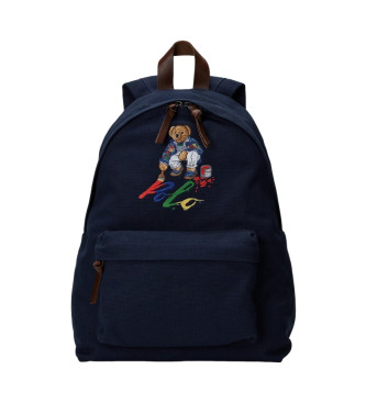 Polo Ralph Lauren Canvas backpack with navy Bear polo shirt