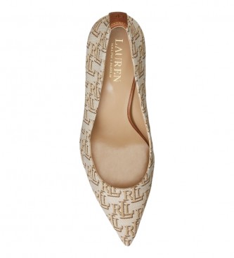 Polo Ralph Lauren Zapato de saln Lanette de jacquard beige