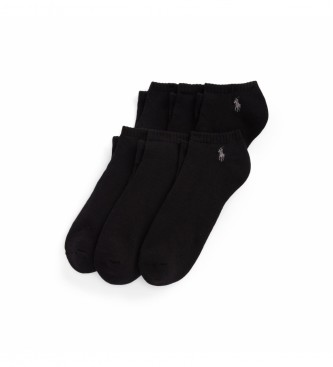 Ralph Lauren Confezione da 6 paia di calzini bassi neri