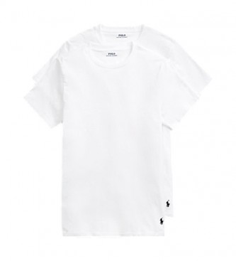 Ralph Lauren Lot de 2 tee-shirts Undershit Classic Crew blancs