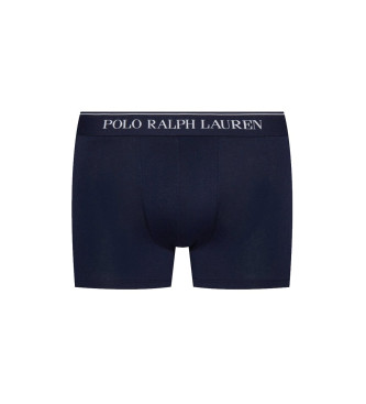 Polo Ralph Lauren Conjunto de 5 boxers lisos em azul marinho
