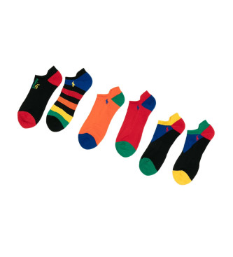 Polo Ralph Lauren 6er-Pack mehrfarbige Repreve Poly-Socken