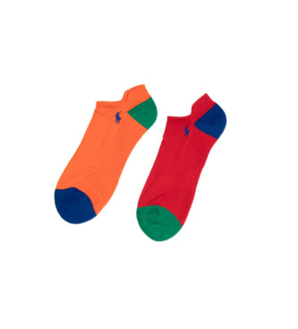 Polo Ralph Lauren Conjunto de 6 meias Repreve Poly multicoloridas