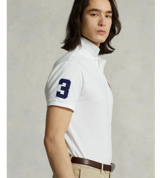 Polo Ralph Lauren Niestandardowa koszulka polo Slim Fit biała