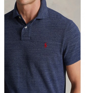 Polo Ralph Lauren Niestandardowa granatowa koszulka polo Slim Fit