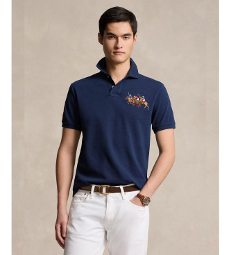 Polo Ralph Lauren Custom Slim Fit navy polo shirt
