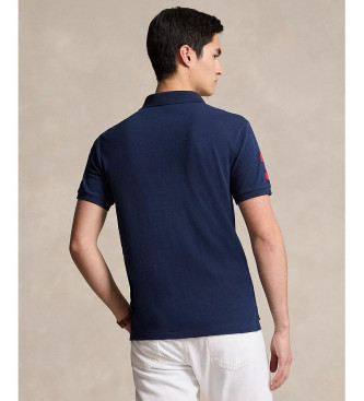 Polo Ralph Lauren Polo majica Slim Fit mornarica po meri