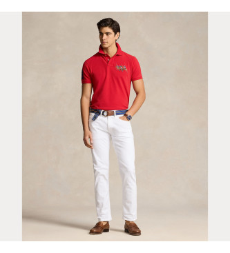 Polo Ralph Lauren Custom Slim Fit Polo shirt red