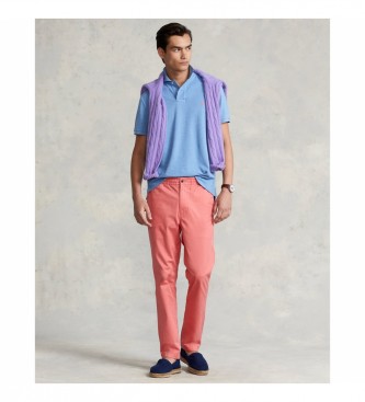 Polo Ralph Lauren Kundenspezifisches Slim Fit Pique-Poloshirt blau