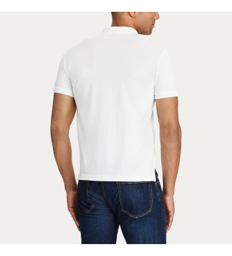 Polo Ralph Lauren Rozciągliwa koszulka polo Slim Fit biała