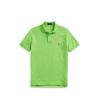 Polo Ralph Lauren Koszulka polo pique slim fit zielona