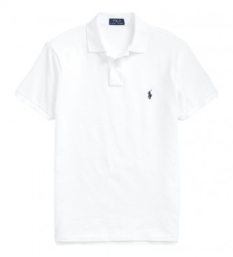 Ralph Lauren Camisa Polo Piqu Slim Fit branca