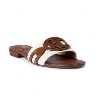 Ralph Lauren Brown Alegra sandal