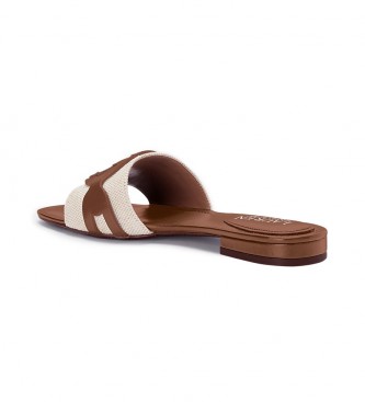 Ralph Lauren Brown Alegra sandal