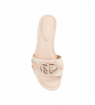 Polo Ralph Lauren Alegra leather sandals beige, nude