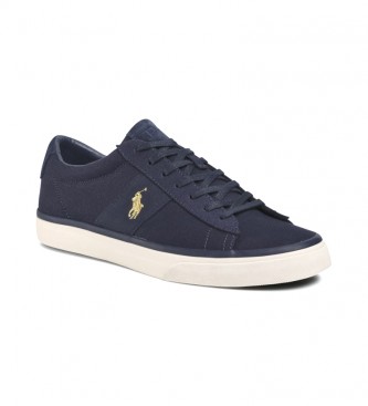 Polo Ralph Lauren Sayer slippers in navy canvas