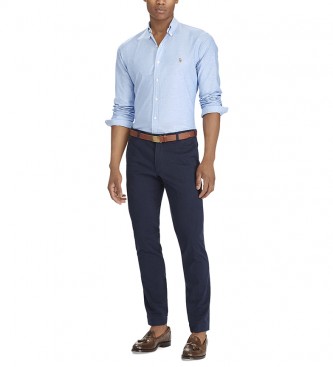 Ralph Lauren Camicia Oxford Slim Fit Blu