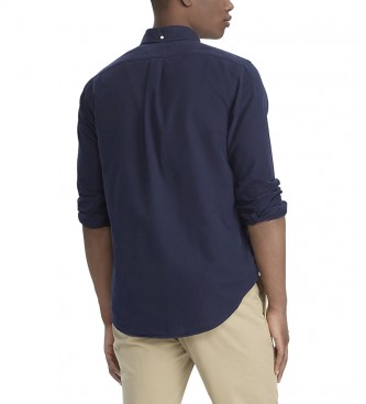 Polo Ralph Lauren Camicia Oxford slim fit blu scuro