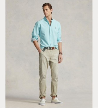 Polo Ralph Lauren Slim fit oxford-skjorte bl