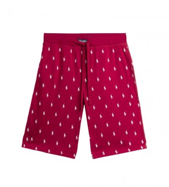 Polo Ralph Lauren Bermuda Slim Short Sleep Bottom rojo