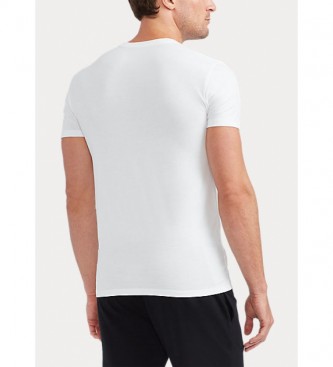 Ralph Lauren Pack 3 T-shirts Tripulação branca, cinzenta, preta