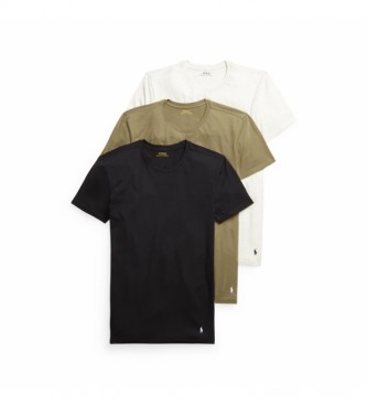 Polo Ralph Lauren Confezione da 2 intimo girocollo bianco, verde, blu navy