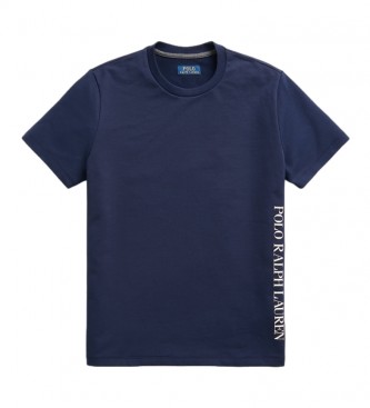 Polo Ralph Lauren T-shirt da notte in maglia con logo marino