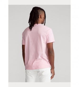 Polo Ralph Lauren Individuelles Slim Fit T-Shirt mit Logo rosa