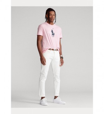 Polo Ralph Lauren Individuelles Slim Fit T-Shirt mit Logo rosa