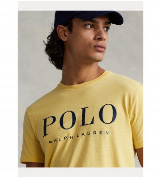 Ralph Lauren Camiseta Custom Slim Fit amarillo